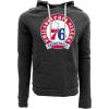Blue 84 NBA unisex-adult Nba Officially Licensed Tri-blend Hooded Sweatshirt Black(Black)