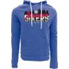 Blue 84 NBA unisex-adult Nba Officially Licensed Tri-blend Hooded Sweatshirt Flyline(Team Color)