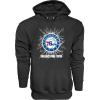 Blue 84 NBA unisex-child Nba Officially Licensed Youth Hooded Sweatshirt Sanded Fleece Electric Black(Black)