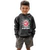Blue 84 NBA unisex-child Nba Officially Licensed Youth Hooded Sweatshirt Sanded Fleece Electric Black(Black)