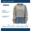 Blue 84 NBA womens Nba Officially Licensed Women’s Cropped Crewneck Sweatshirt Alternate Color(Alternate Color)