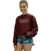 Blue 84 NBA womens Nba Officially Licensed Women’s Cropped Crewneck Sweatshirt Team Color(Team Color)