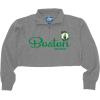 Blue 84 NBA womens Nba Officially Licensed Women’s Cropped Quarter Zip Sweatshirt Graphite(Graphite)