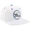 ZHATS NBA Unisex-Adult NBA Officially Licensed Adjustable Snapback Hat Flat Bill Z11 Pop White(White)