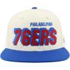 ZHATS NBA Unisex-Adult NBA Officially Licensed Adjustable Snapback Hat Flat Bill Z11 Retro Super Team(Ivory)