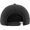 ZHATS NBA Unisex-Adult NBA Officially Licensed Rope Hat Snapback Performance Black(Black)
