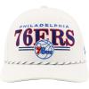 ZHATS NBA Unisex-Adult NBA Officially Licensed Rope Hat Snapback Performance Regalia White(White)