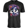 Blue 84 NBA Unisex Kids NBA Officially Licensed Youth Tri-Blend T-Shirt Slam Mascot Black(Black)