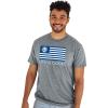 Blue 84 NBA Unisex-Adult NBA Officially Licensed Life is Good T-Shirt Flag Heather Gray(Heather Gray)