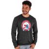 Blue 84 NBA Unisex-Adult NBA Officially Licensed Tri-Blend Long Sleeve T-Shirt Black(Black)