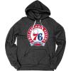 Blue 84 NBA unisex-adult Nba Officially Licensed Tri-blend Hooded Sweatshirt Black(Black)