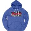 Blue 84 NBA unisex-adult Nba Officially Licensed Tri-blend Hooded Sweatshirt Flyline(Team Color)