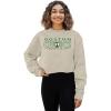 Blue 84 NBA womens Nba Officially Licensed Women’s Cropped Crewneck Sweatshirt Oatmeal(Oatmeal)