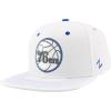 ZHATS NBA Unisex-Adult NBA Officially Licensed Adjustable Snapback Hat Flat Bill Z11 Pop White(White)