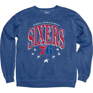 Blue 84 NBA Officially Licensed Crewneck Sweatshirt Ringspun Team Color Stars(Team Color)