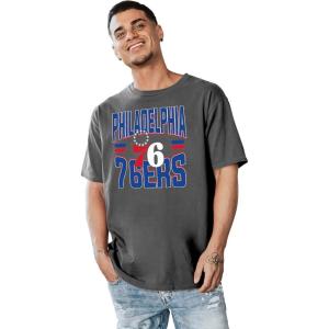 Blue 84 NBA Unisex-Adult NBA Officially Licensed T-Shirt Ringspun Bold Black(Black)
