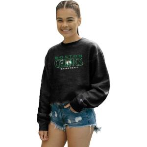 Blue 84 NBA womens Nba Officially Licensed Women’s Cropped Crewneck Sweatshirt Alternate Color(Alternate Color)