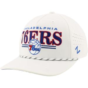 ZHATS NBA Unisex-Adult NBA Officially Licensed Rope Hat Snapback Performance Regalia White(White)
