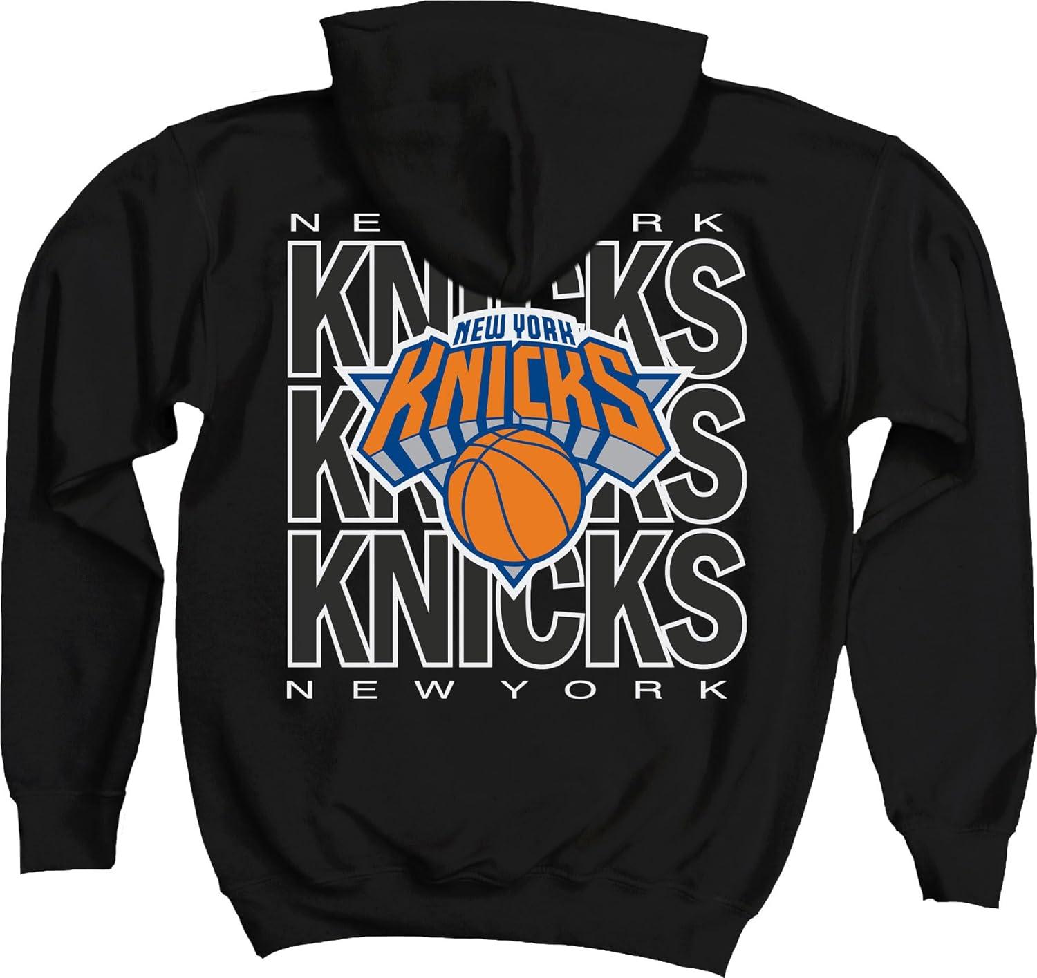 imageBlue 84 Kids NBA Officially Licensed Youth Hooded Sweatshirt FrontBack PressTeam Color