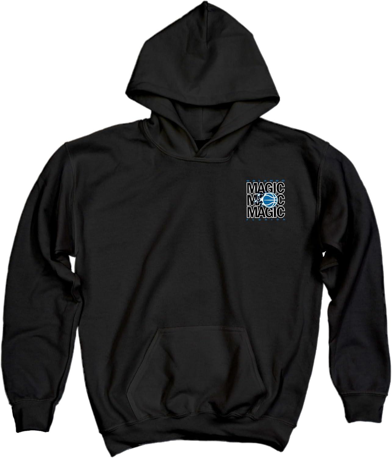 imageBlue 84 Kids NBA Officially Licensed Youth Hooded Sweatshirt FrontBack PressTeam Color