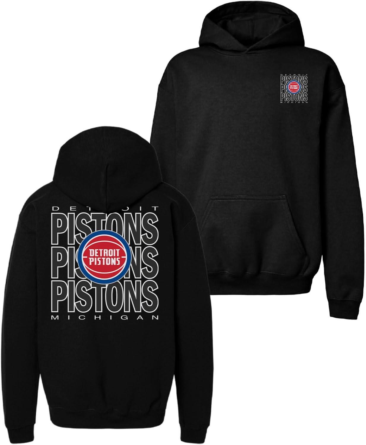 imageBlue 84 Kids NBA Officially Licensed Youth Hooded Sweatshirt FrontBack PressTeam Color