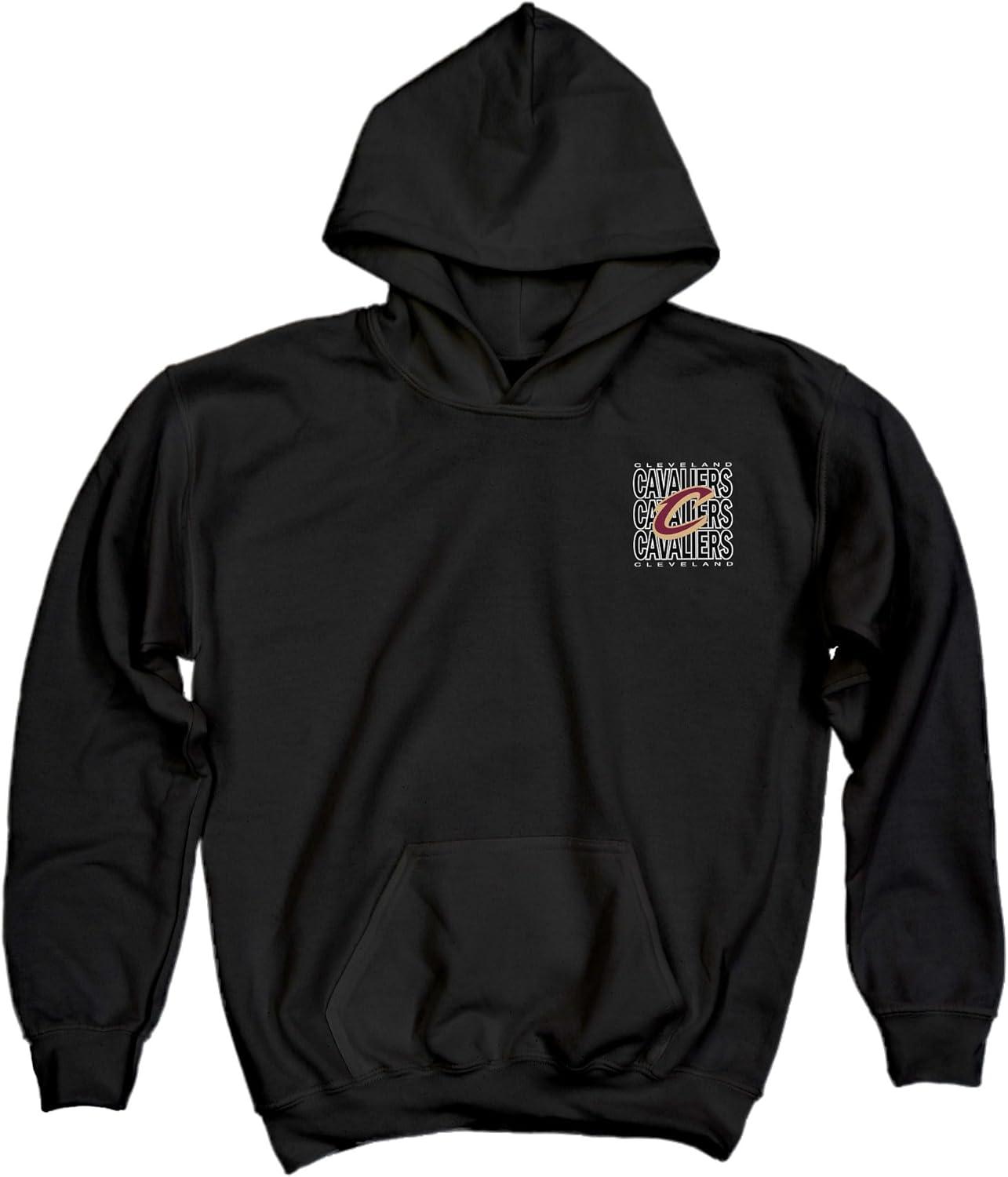 imageBlue 84 Kids NBA Officially Licensed Youth Hooded Sweatshirt FrontBack PressTeam Color