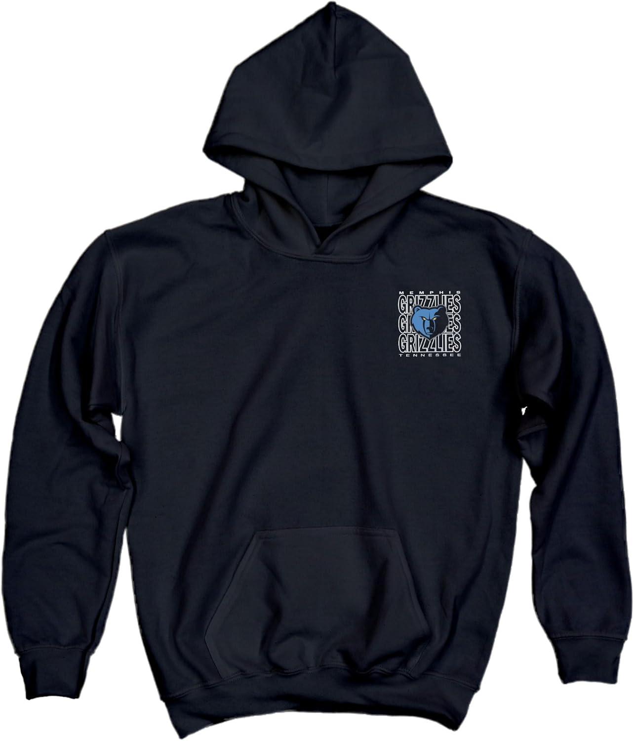 imageBlue 84 Kids NBA Officially Licensed Youth Hooded Sweatshirt FrontBack PressTeam Color