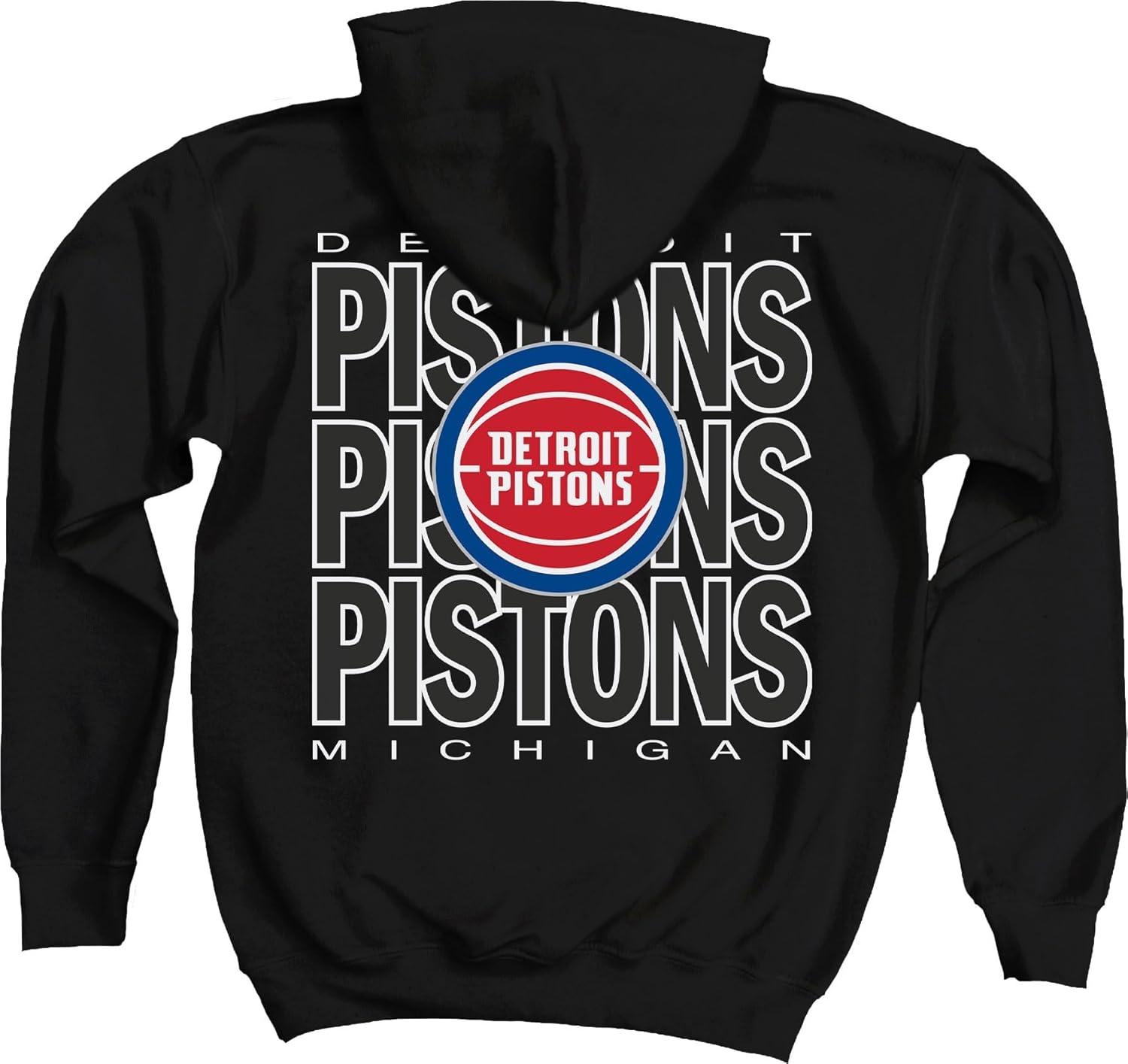 imageBlue 84 Kids NBA Officially Licensed Youth Hooded Sweatshirt FrontBack PressTeam Color