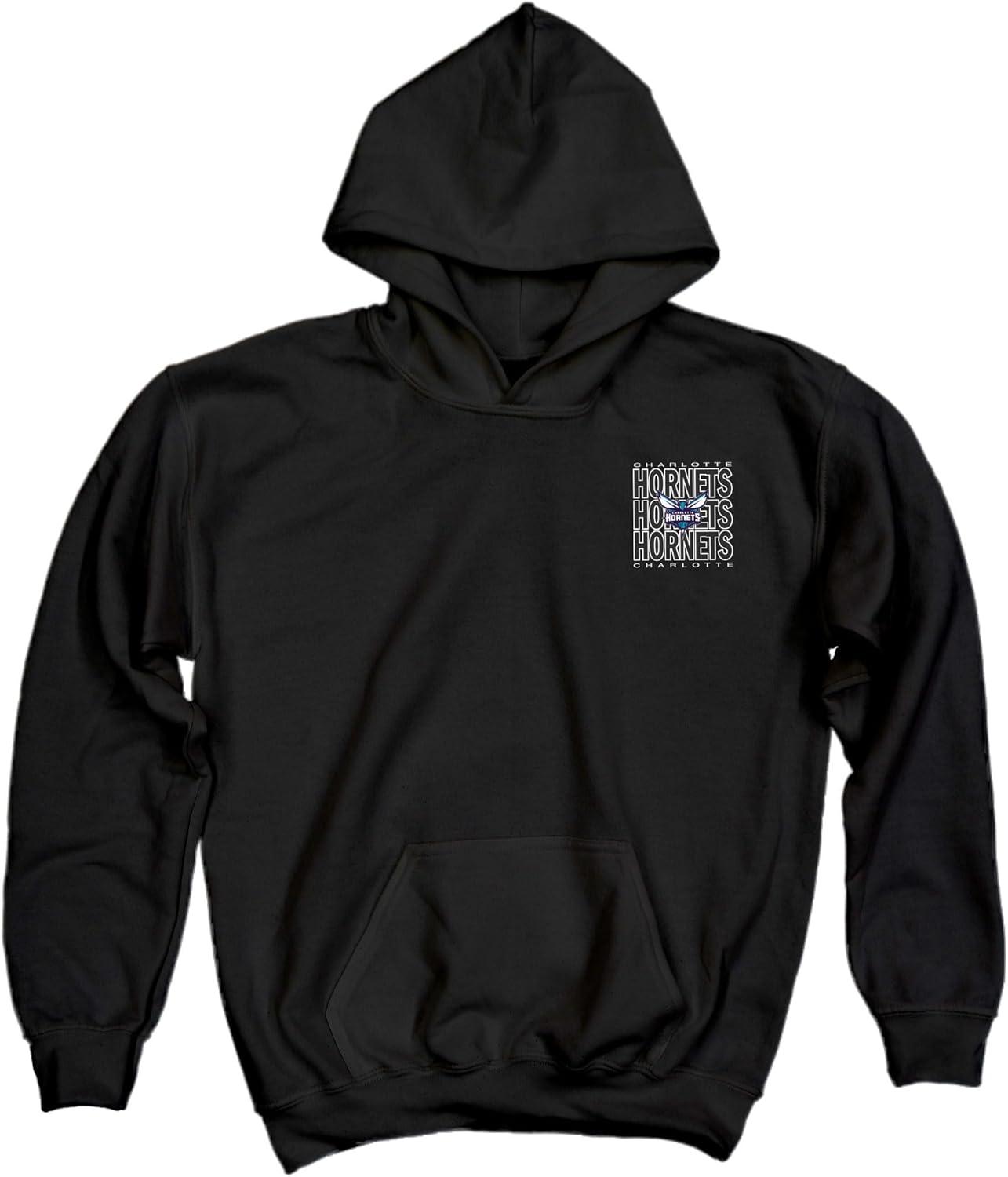 imageBlue 84 Kids NBA Officially Licensed Youth Hooded Sweatshirt FrontBack PressTeam Color