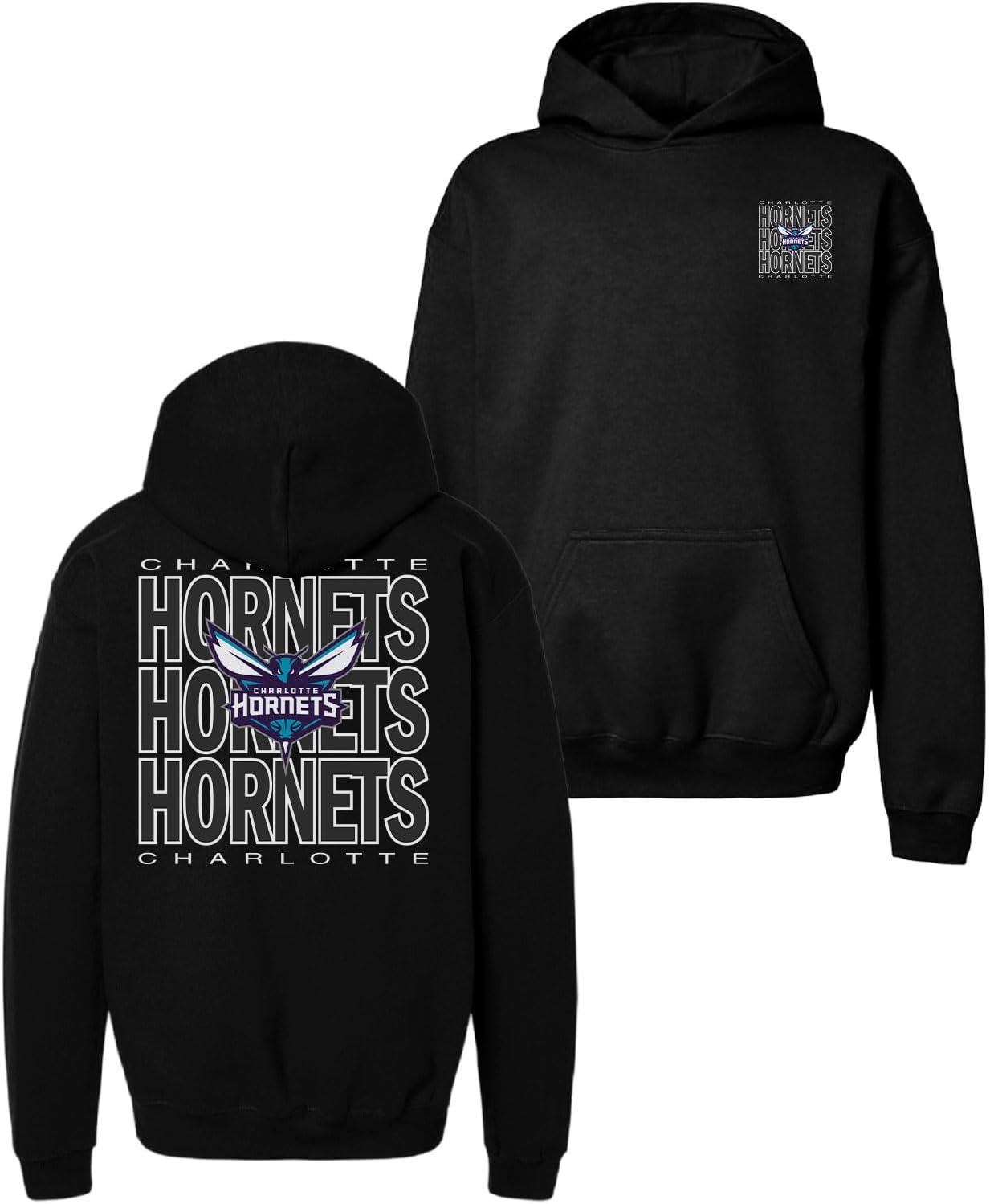 imageBlue 84 Kids NBA Officially Licensed Youth Hooded Sweatshirt FrontBack PressTeam Color