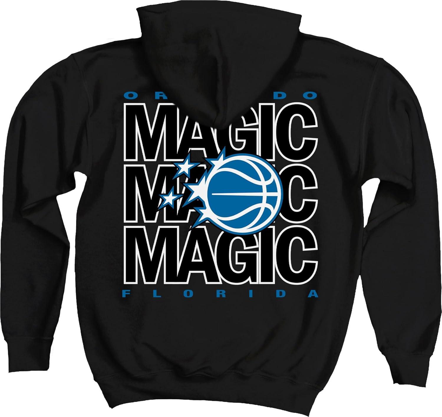 imageBlue 84 Kids NBA Officially Licensed Youth Hooded Sweatshirt FrontBack PressTeam Color