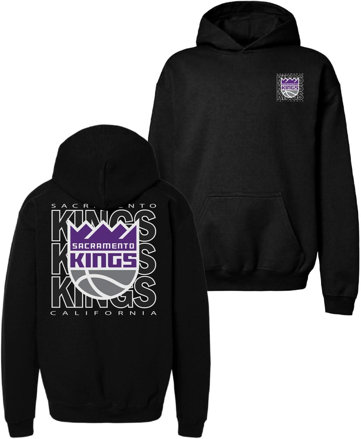 imageBlue 84 Kids NBA Officially Licensed Youth Hooded Sweatshirt FrontBack PressTeam Color