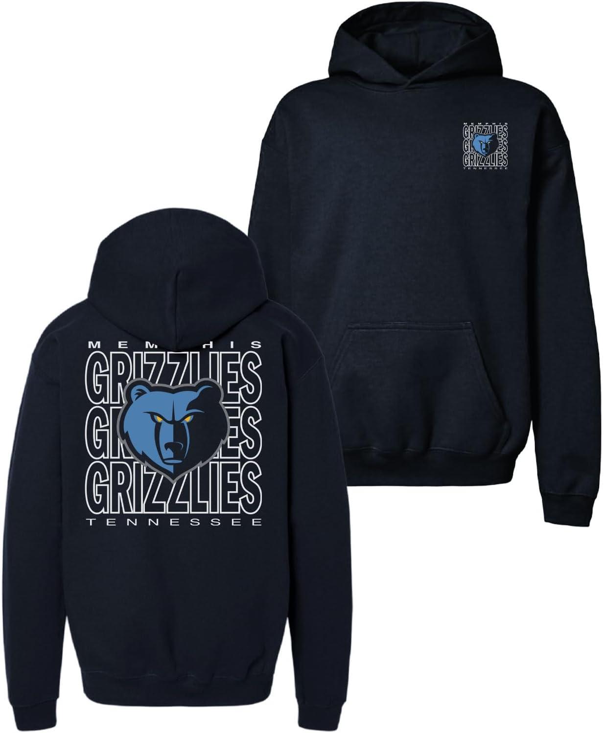 imageBlue 84 Kids NBA Officially Licensed Youth Hooded Sweatshirt FrontBack PressTeam Color