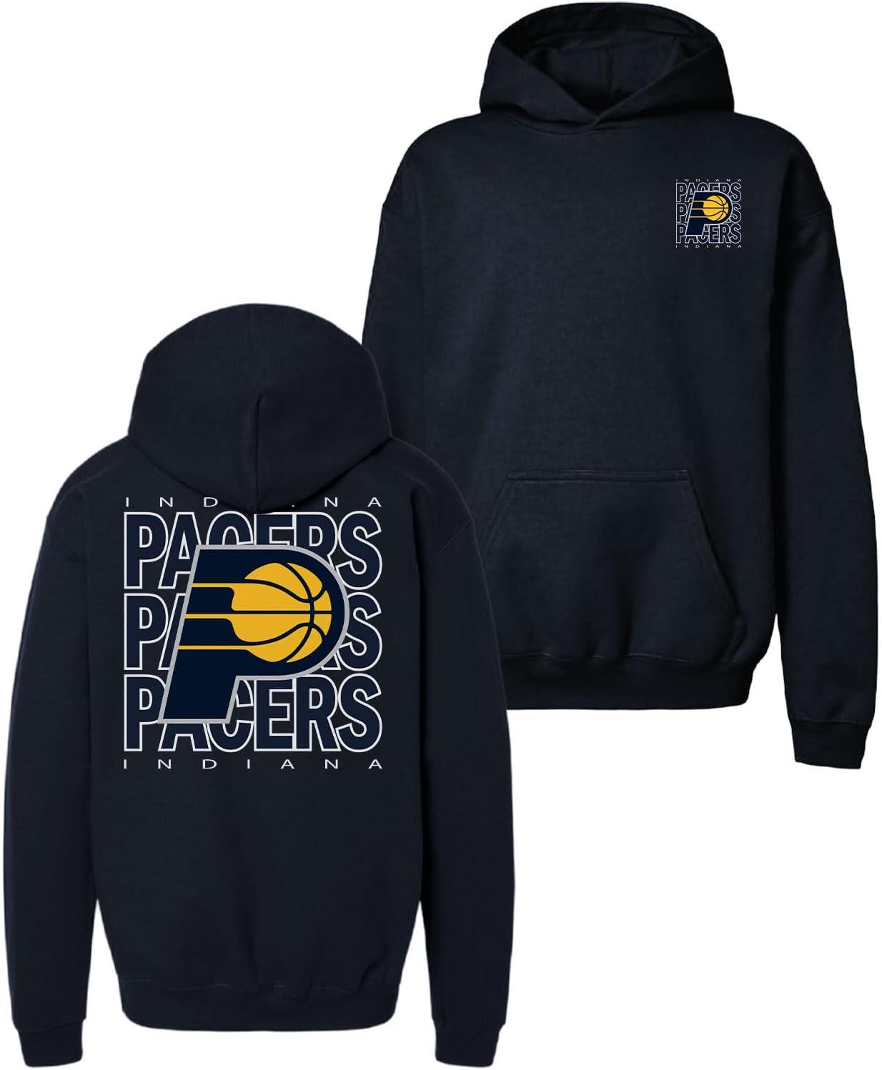 imageBlue 84 Kids NBA Officially Licensed Youth Hooded Sweatshirt FrontBack PressTeam Color