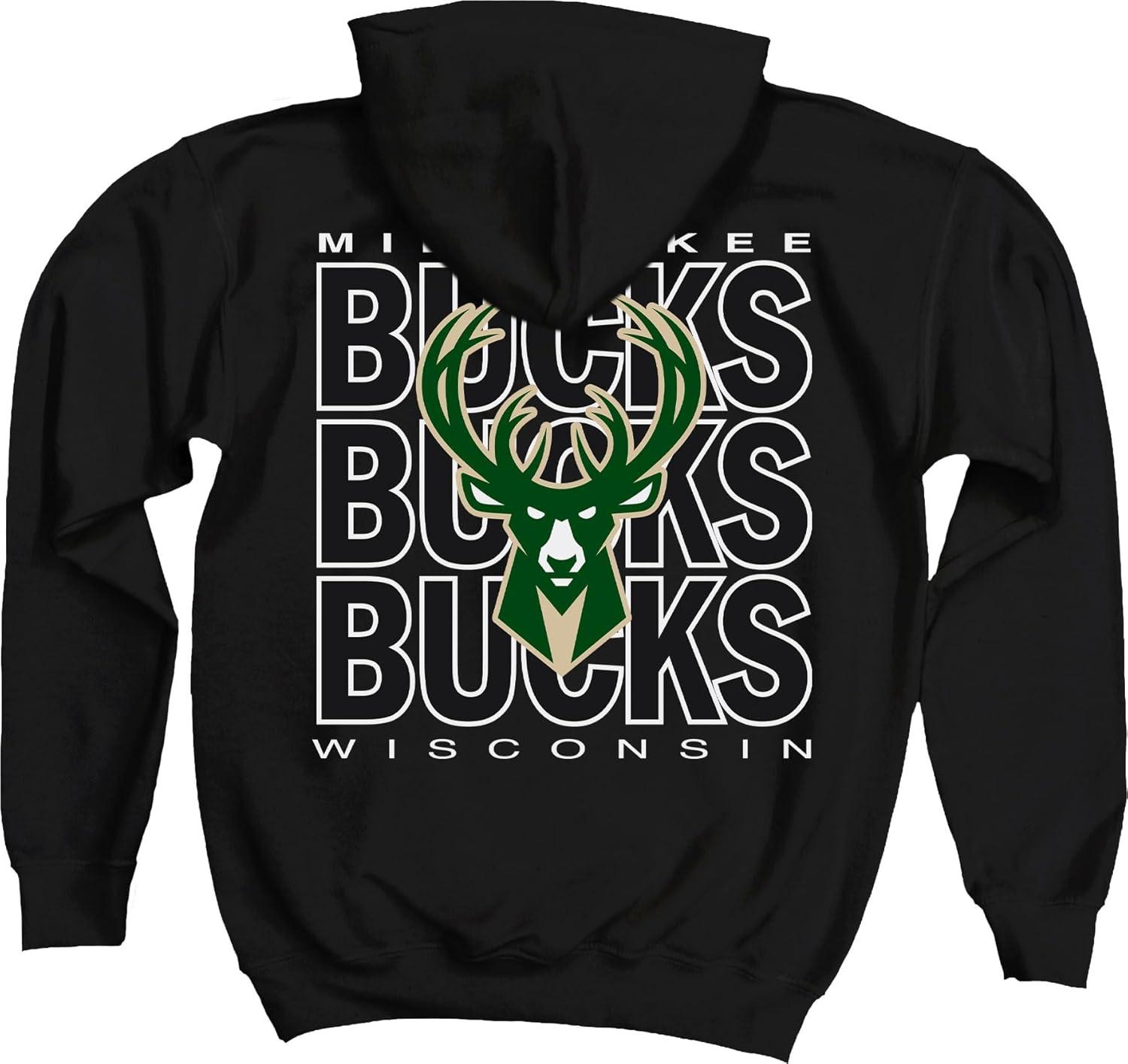 imageBlue 84 Kids NBA Officially Licensed Youth Hooded Sweatshirt FrontBack PressTeam Color