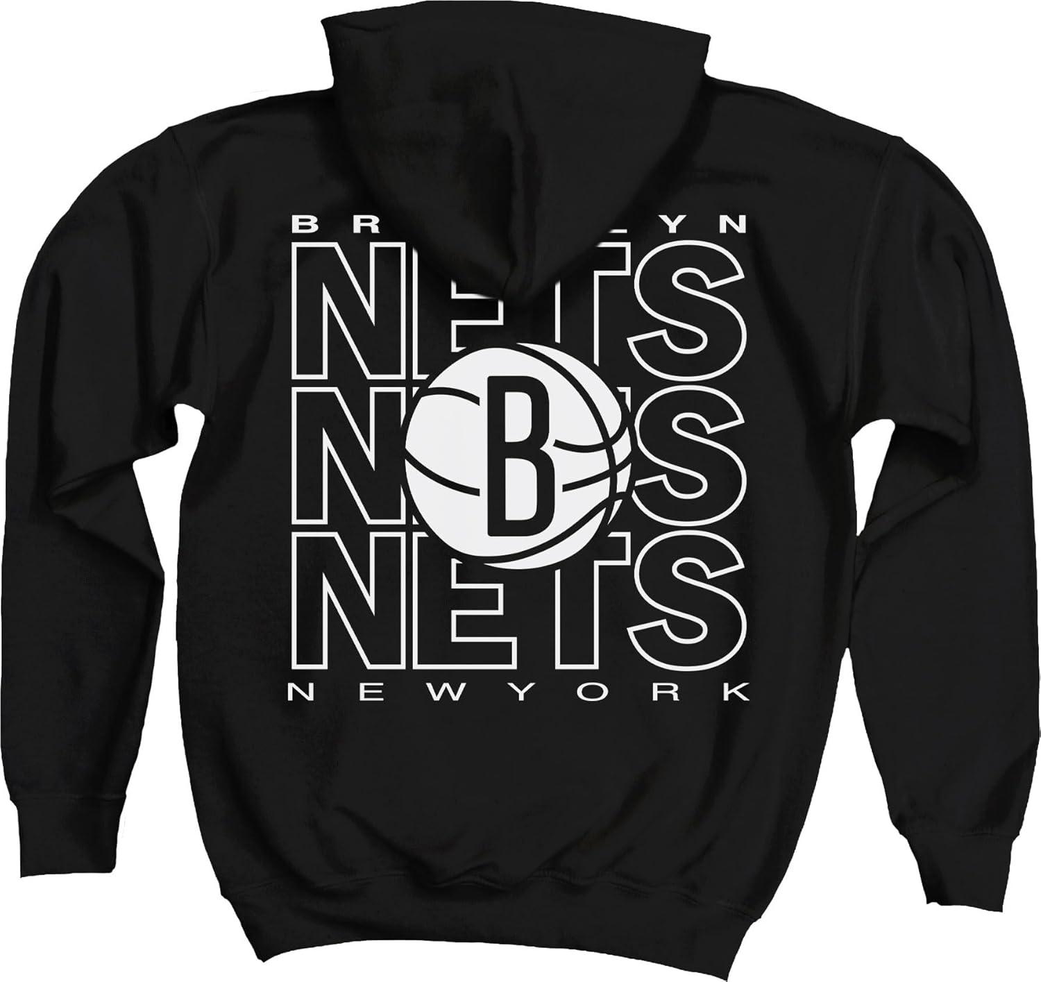 imageBlue 84 Kids NBA Officially Licensed Youth Hooded Sweatshirt FrontBack PressTeam Color