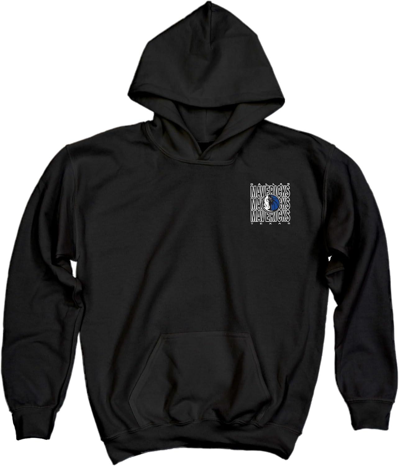 imageBlue 84 Kids NBA Officially Licensed Youth Hooded Sweatshirt FrontBack PressTeam Color