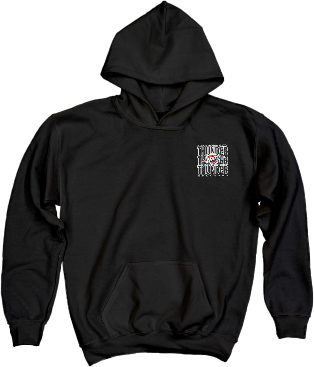 imageBlue 84 Kids NBA Officially Licensed Youth Hooded Sweatshirt FrontBack PressTeam Color