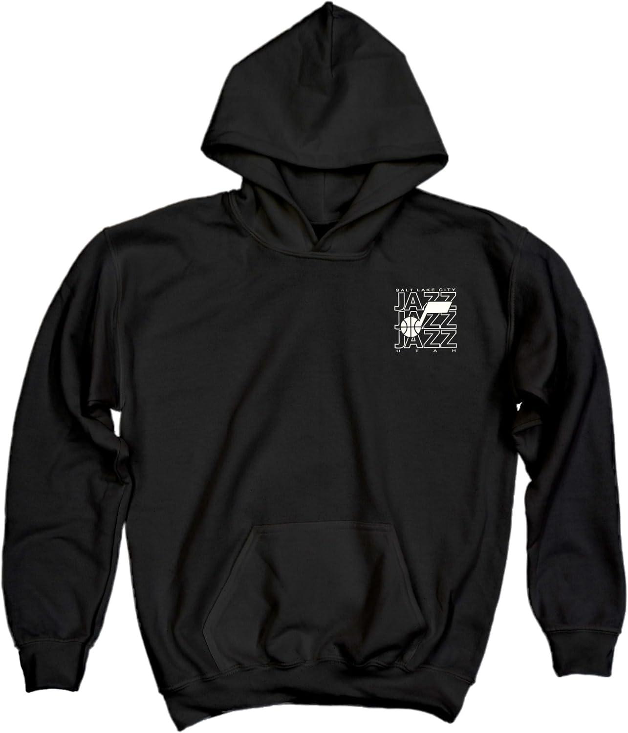 imageBlue 84 Kids NBA Officially Licensed Youth Hooded Sweatshirt FrontBack PressTeam Color