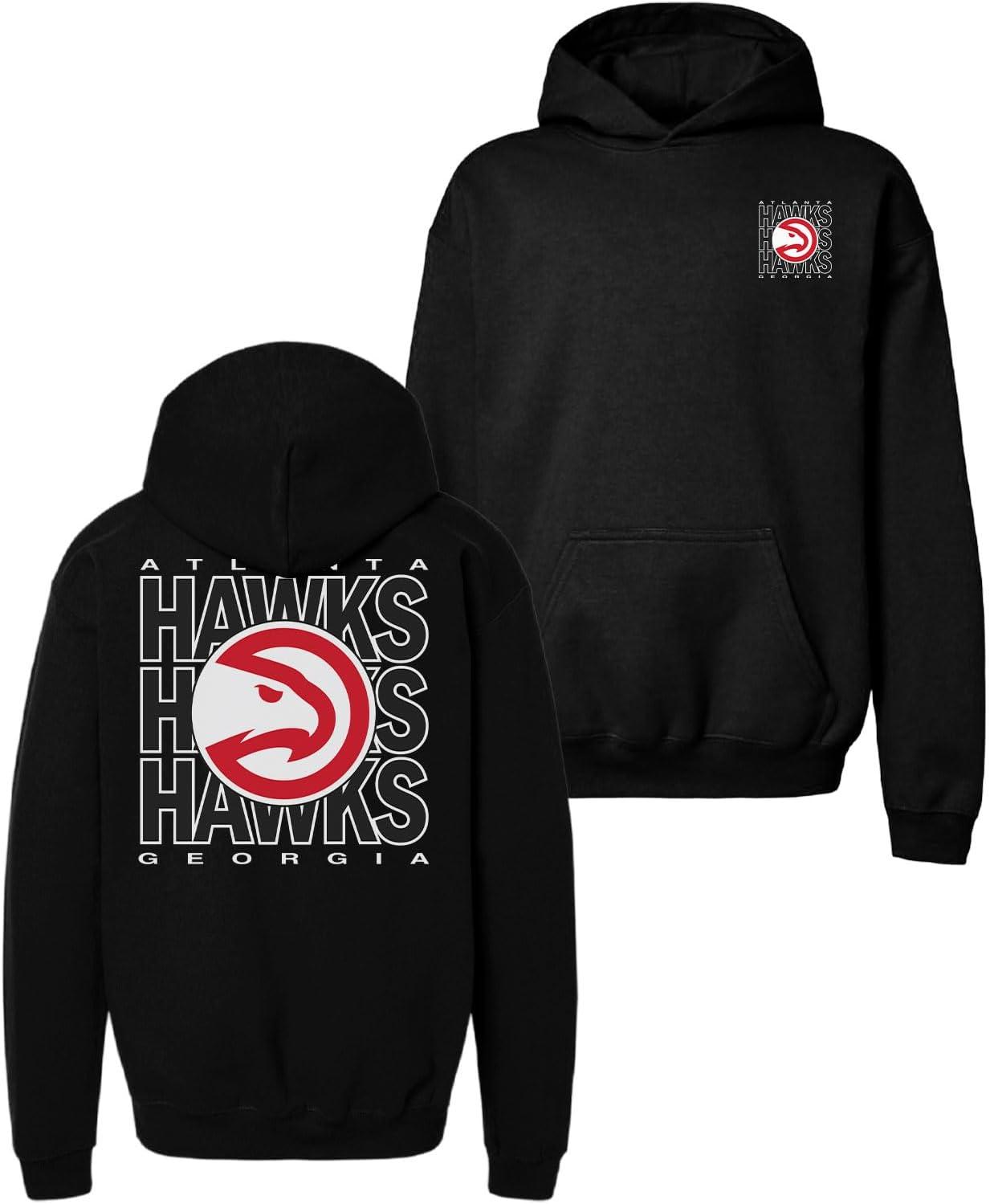 imageBlue 84 Kids NBA Officially Licensed Youth Hooded Sweatshirt FrontBack PressTeam Color