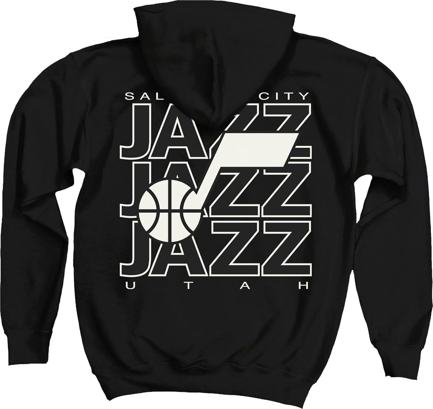 imageBlue 84 Kids NBA Officially Licensed Youth Hooded Sweatshirt FrontBack PressTeam Color