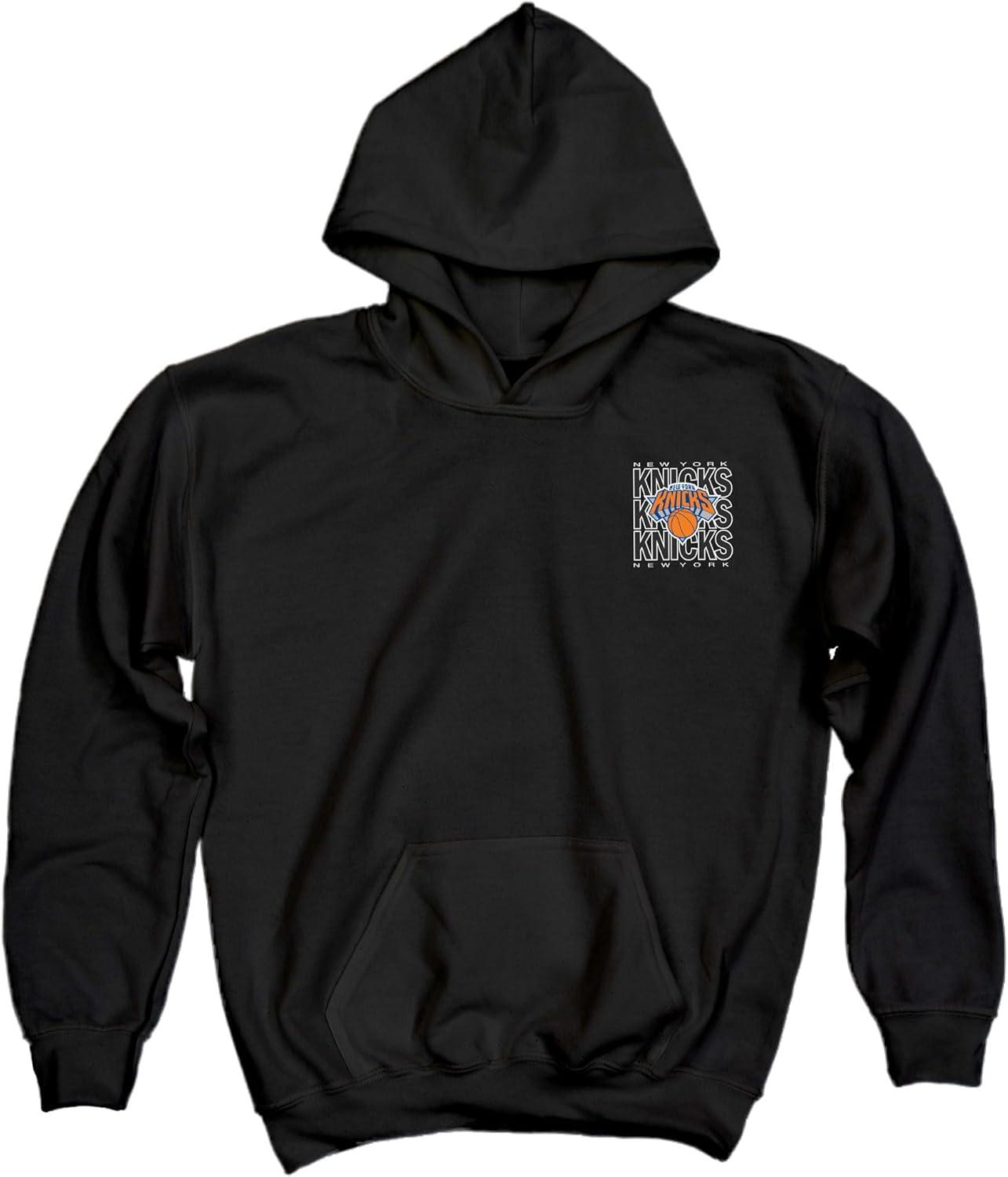 imageBlue 84 Kids NBA Officially Licensed Youth Hooded Sweatshirt FrontBack PressTeam Color