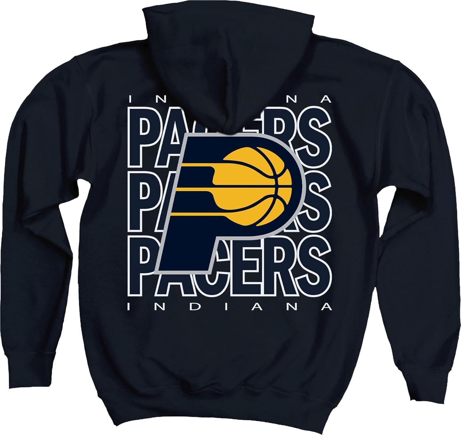 imageBlue 84 Kids NBA Officially Licensed Youth Hooded Sweatshirt FrontBack PressTeam Color