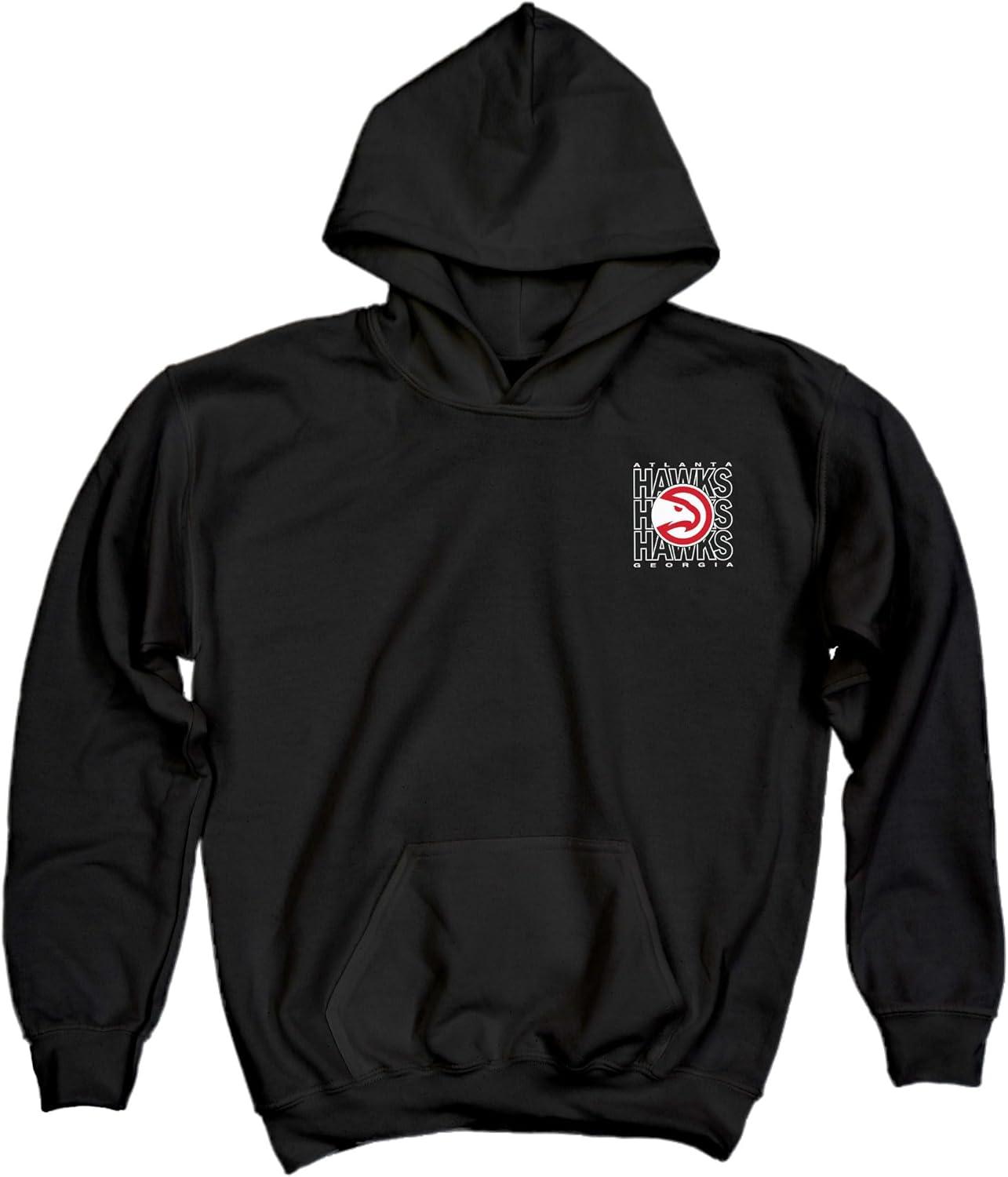 imageBlue 84 Kids NBA Officially Licensed Youth Hooded Sweatshirt FrontBack PressTeam Color