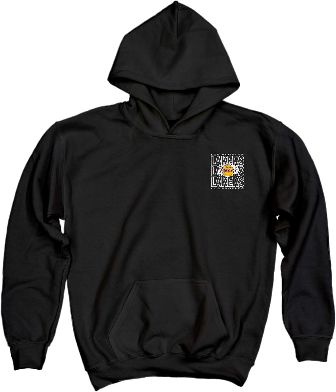 imageBlue 84 Kids NBA Officially Licensed Youth Hooded Sweatshirt FrontBack PressTeam Color