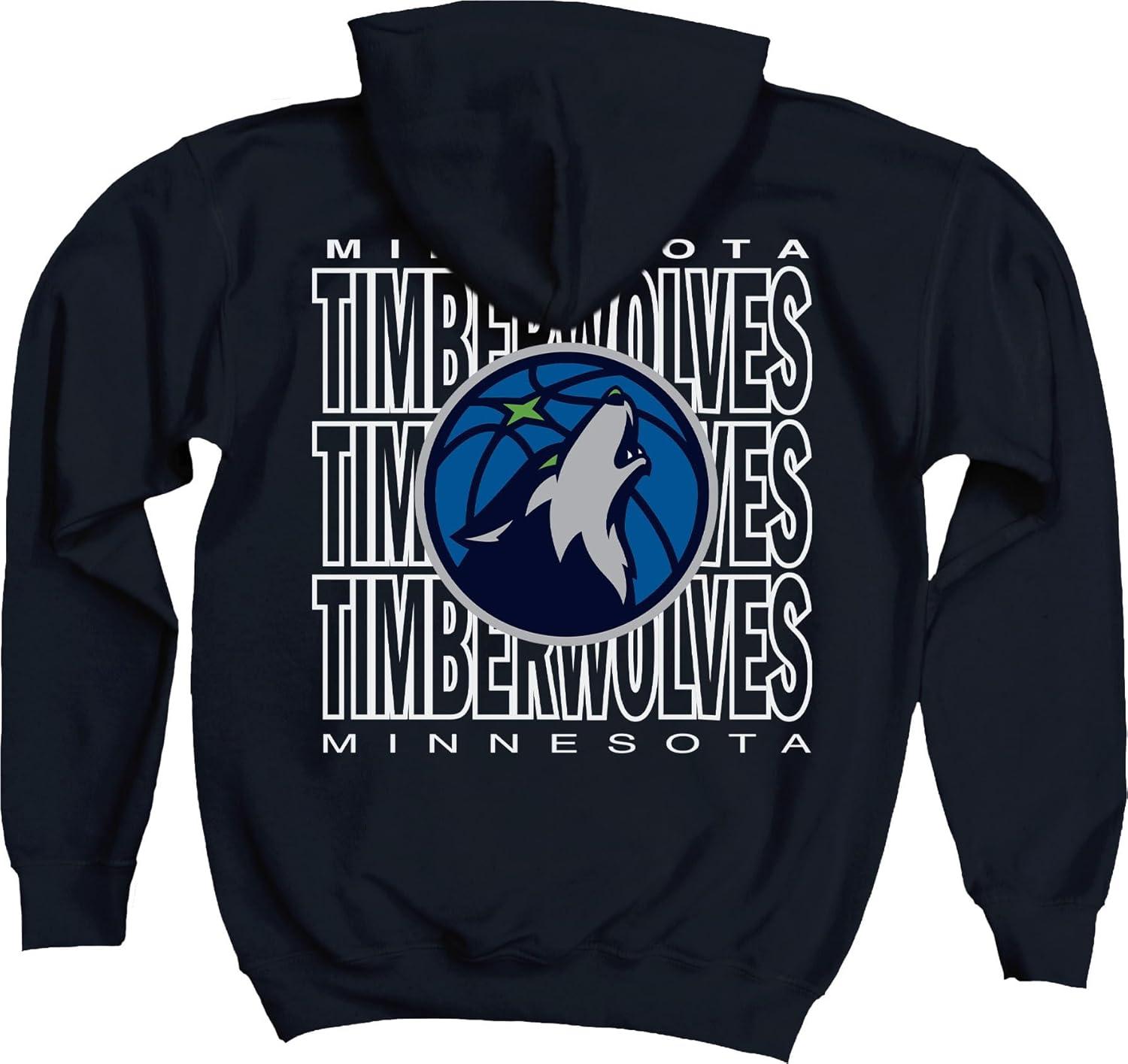 imageBlue 84 Kids NBA Officially Licensed Youth Hooded Sweatshirt FrontBack PressTeam Color