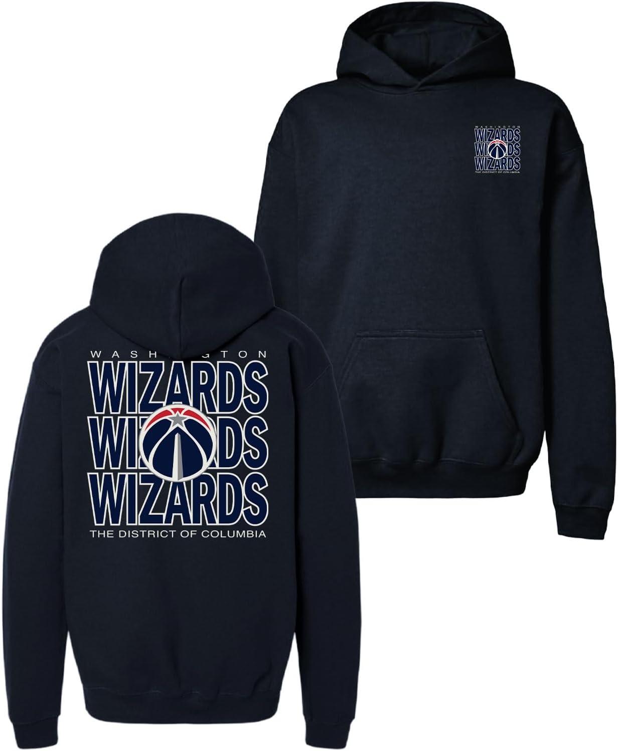 imageBlue 84 Kids NBA Officially Licensed Youth Hooded Sweatshirt FrontBack PressTeam Color
