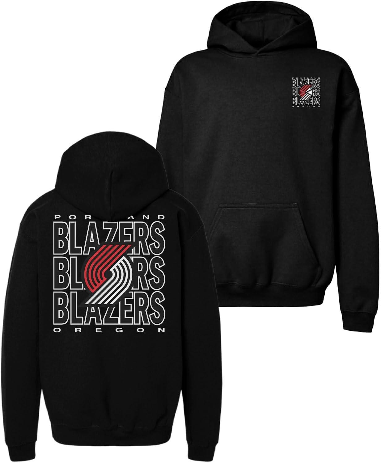 imageBlue 84 Kids NBA Officially Licensed Youth Hooded Sweatshirt FrontBack PressTeam Color