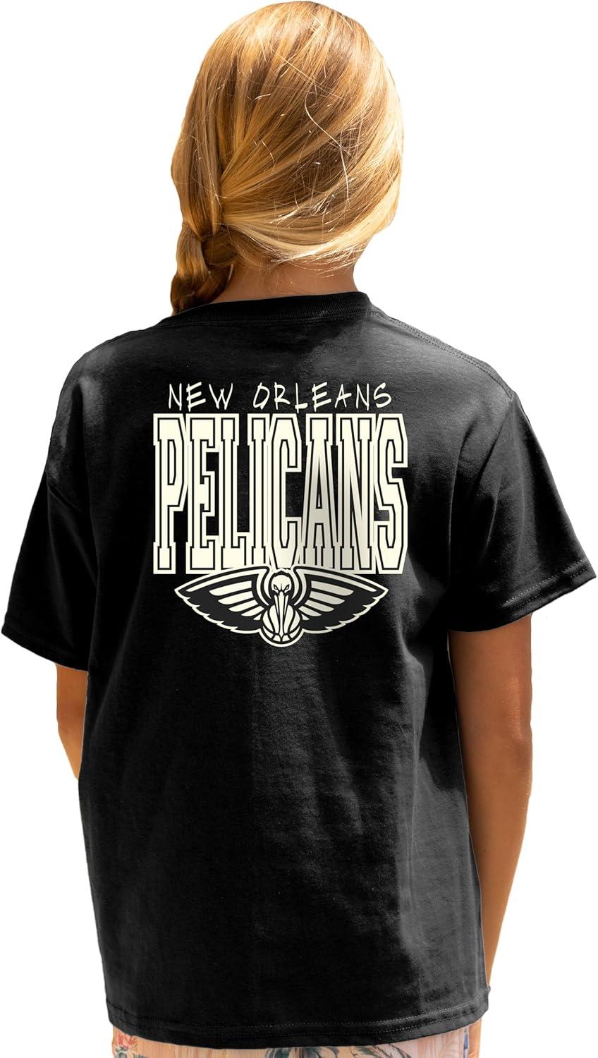 imageBlue 84 Unisex Kids NBA Officially Licensed Youth TShirt Pop Echo BlackBlack