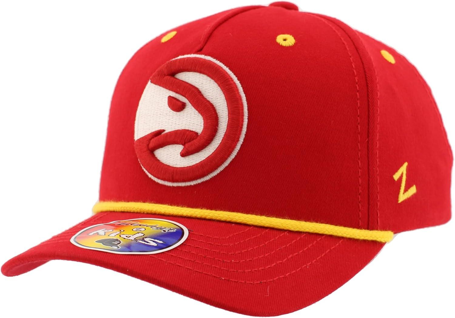 imageZHATS NBA Unisex Kids NBA Officially Licensed Youth Rope Hat Snapback MementoTeam Color